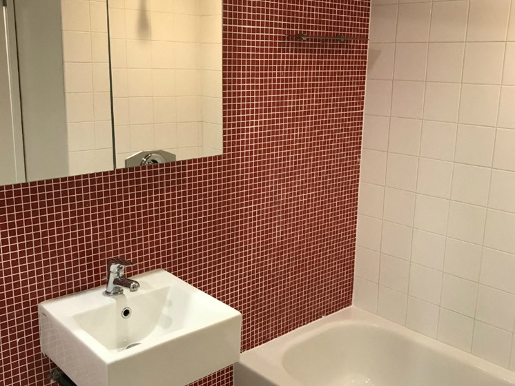 Downstairs master bathroom Allure floorplan